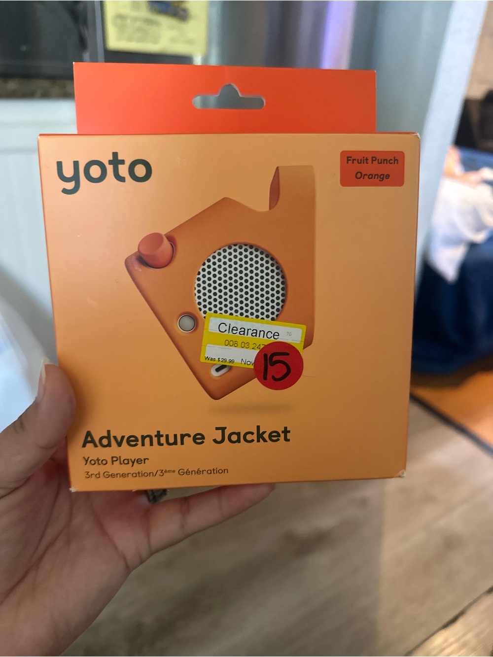 Yoto Adventure Jacket - Fruit Punch Orange